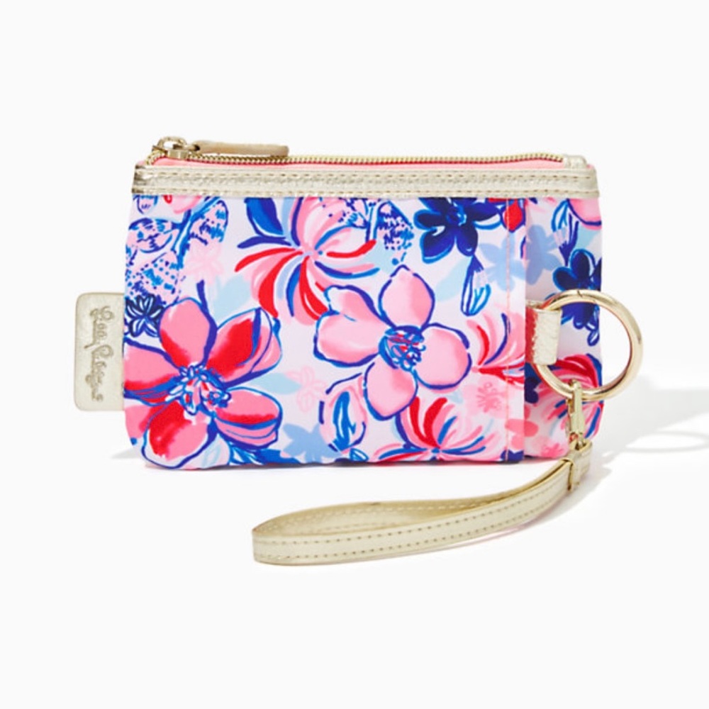 Lilly Pulitzer Zip Top Wallet, Party Like a Lobster Wristlet